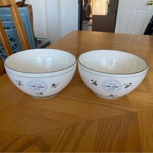 Ceramic Bumble Bee Bowls Set of 2